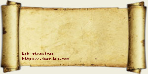 Kristina Stojnić vizit kartica